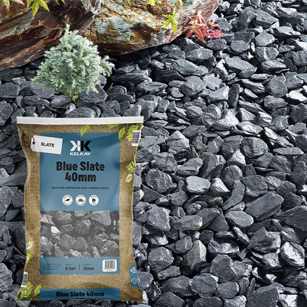 Blue Slate 40mm Maxi Bag