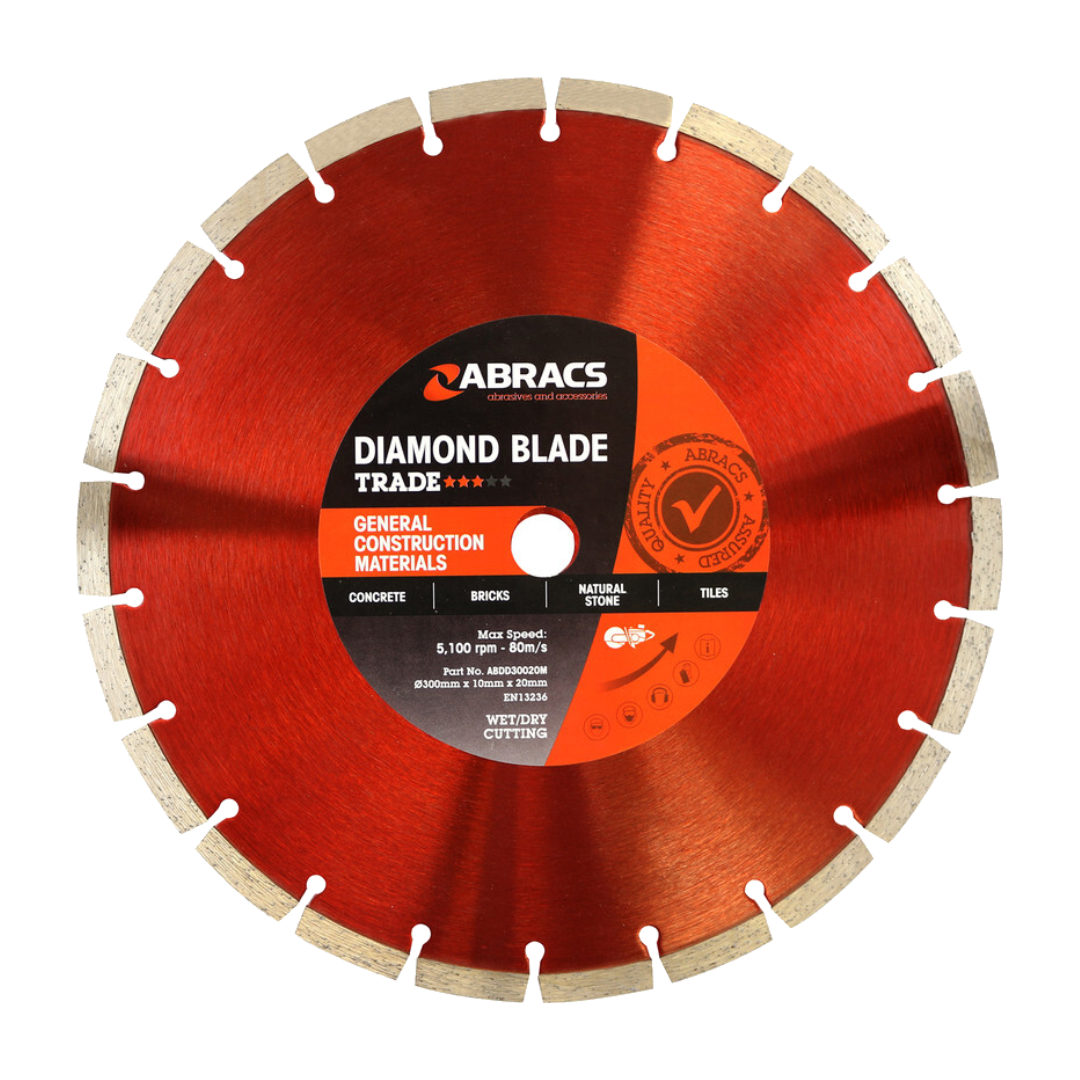 300mm x 10mm x 20mm Diamond Trade Blade