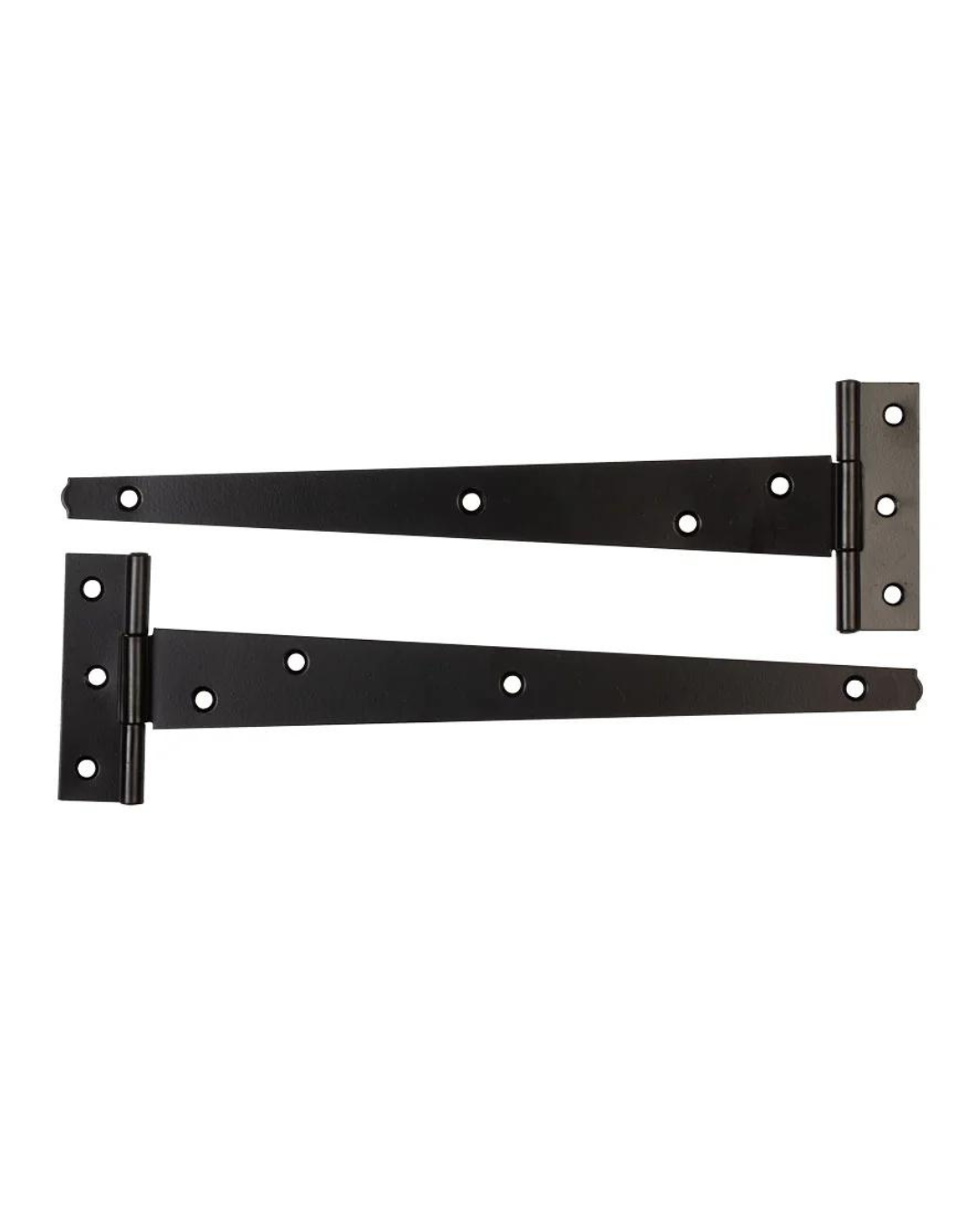 Tee Hinges 200mm Light Duty Black Plated