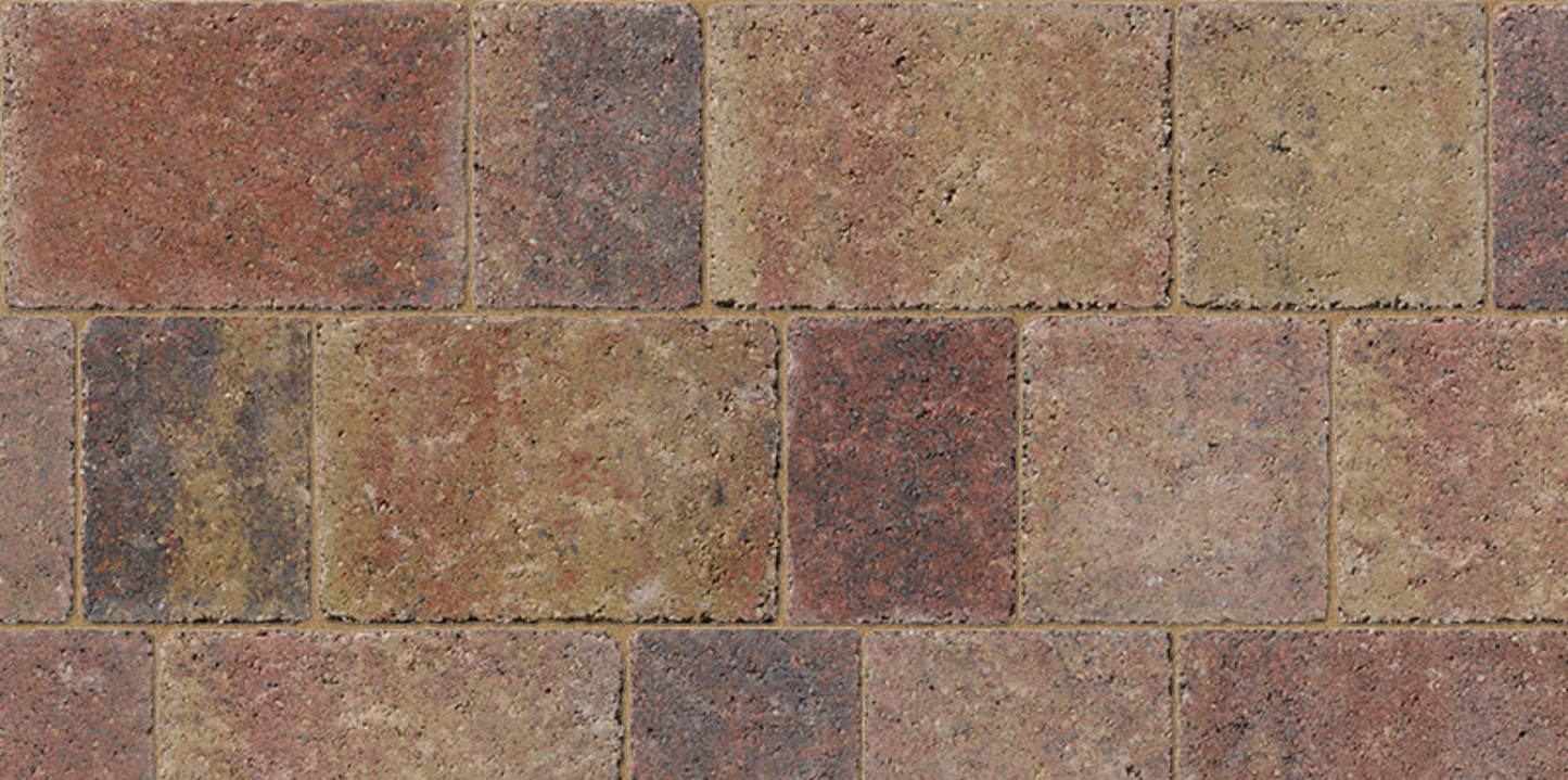 Mellifont Block Paving 3-Size: 50mm (120x160, 160x160 240 x 160)