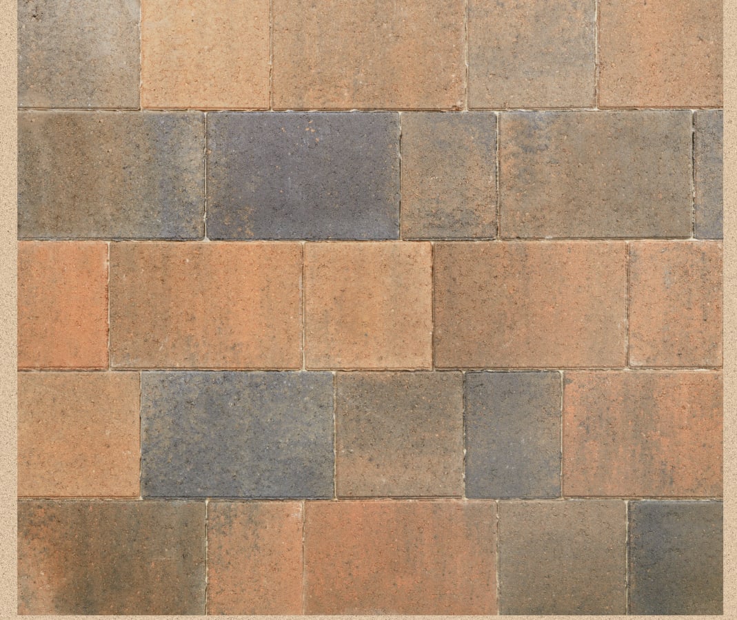 Tumbled Brindle Pavers 160mm x 120mm x 50mm