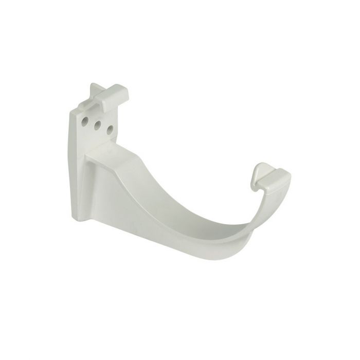 White Round Fascia / Gutter Bracket