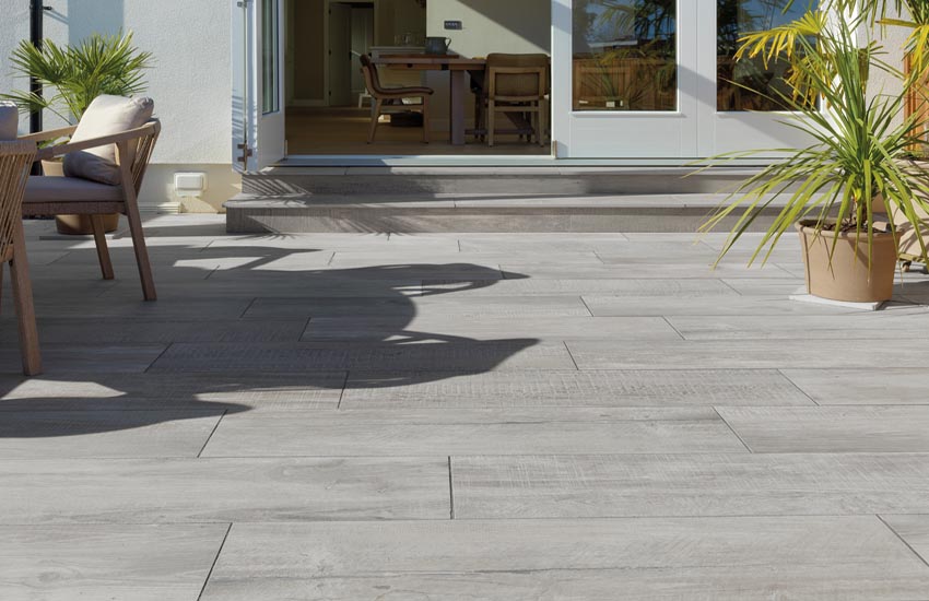 Porcelain Paving Deckwood Ash 1200mm x 295mm