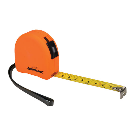 Silverline 5m Hi-Vis Contour Tape