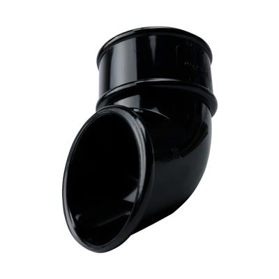 Black Round Downpipe Shoe