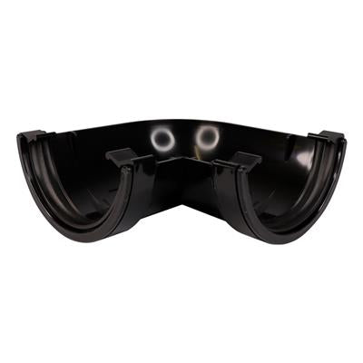 Black Round 90 Gutter Angle
