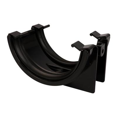 Black Round Union Gutter