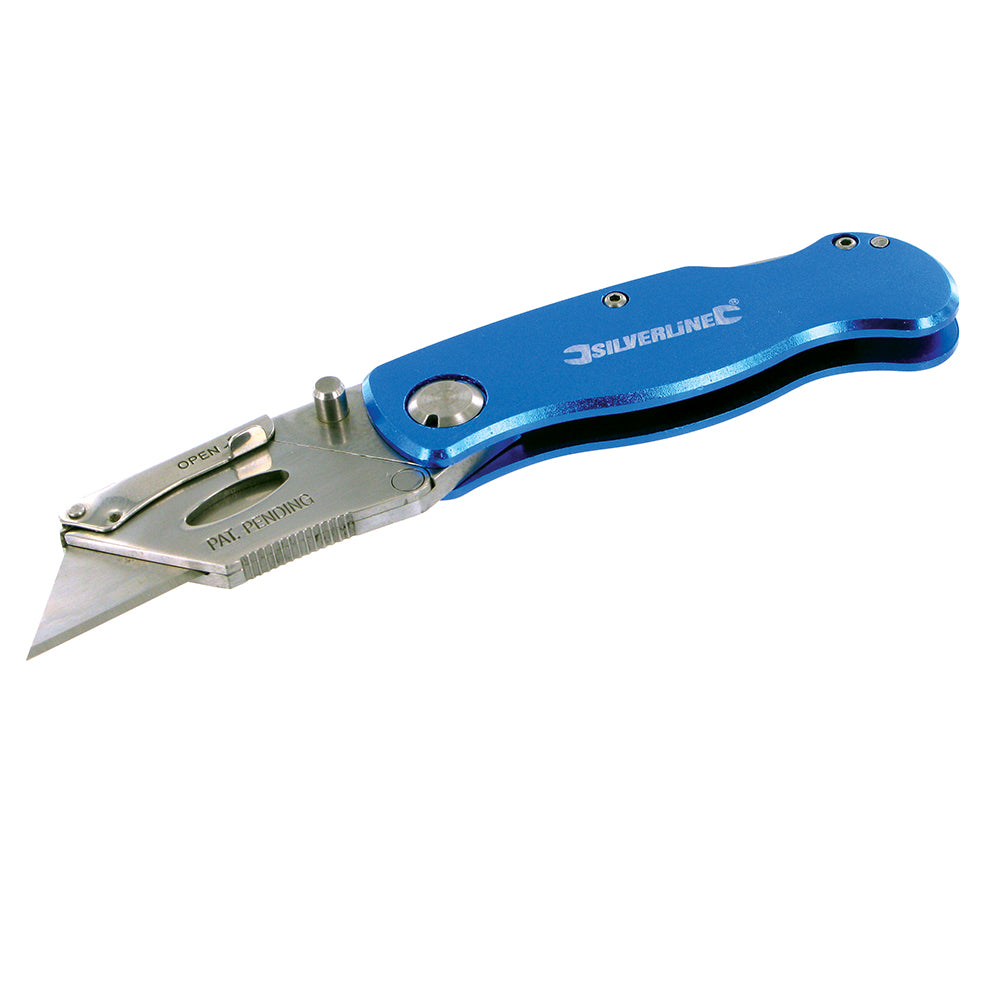 Silverline Lock Knife & 10 Blades