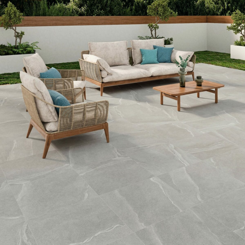 Kiara Grigio Grey Porcelain 900 x 595mm