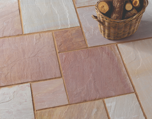 Rippon Natural Stone Paving 22mm Mixed Pack 19.5m²