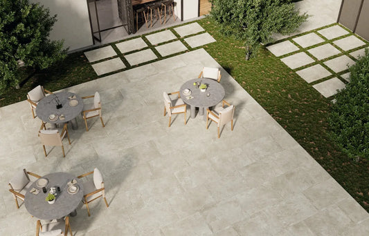 Priorat Bone Porcelain Paving 12.4m² Pallet