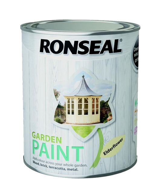 Ronseal Garden Paint 750ml Elderflower